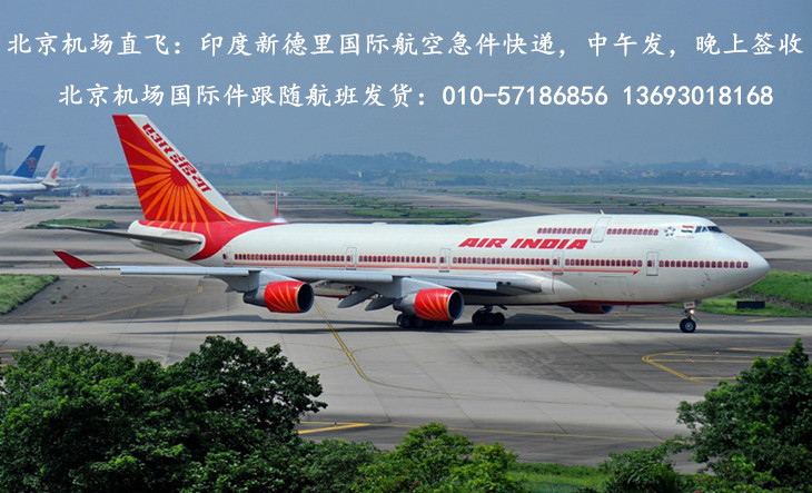北京发印度新德里航空急件快递